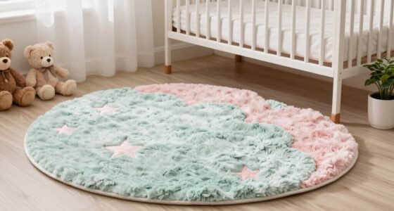 safe plush nursery rugs