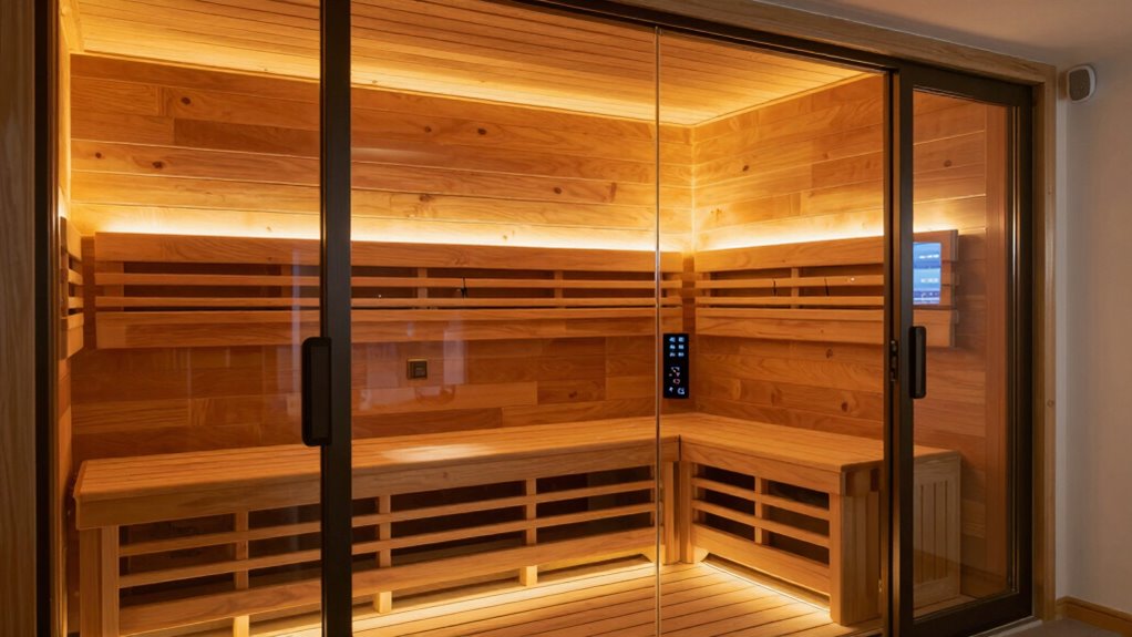 sauna size technology safety