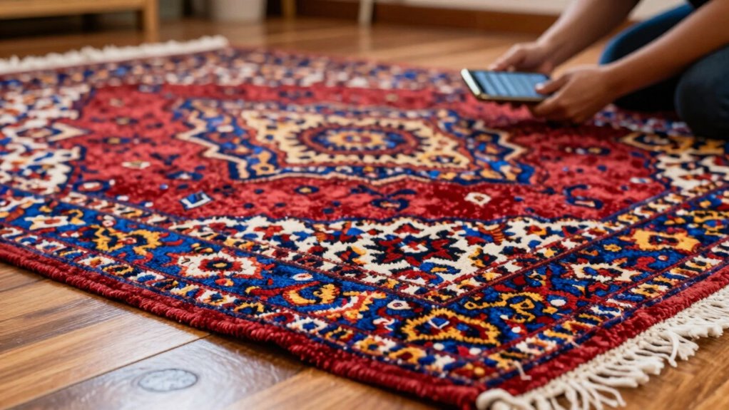 select rug size and shape