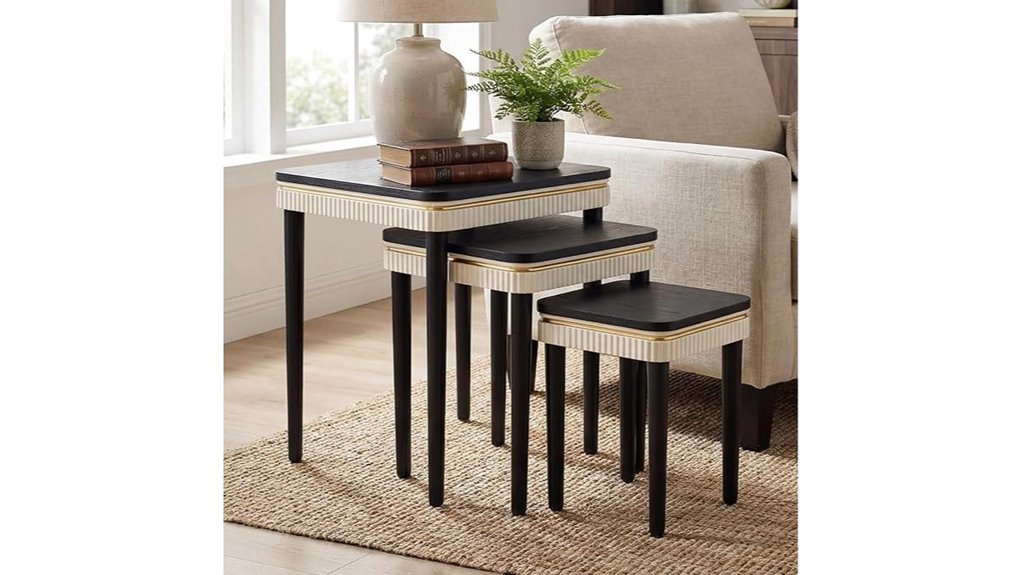 set of three nesting tables