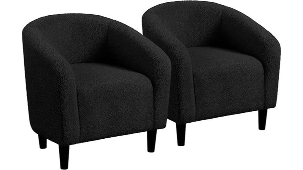 set of two armchairs
