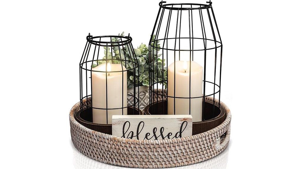 set of two lanterns