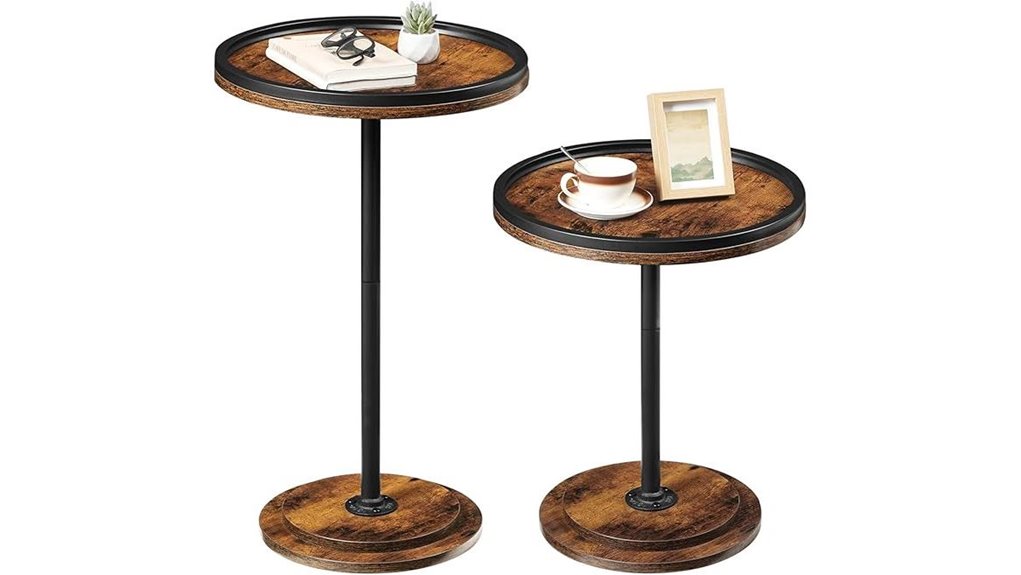 set of two nesting tables