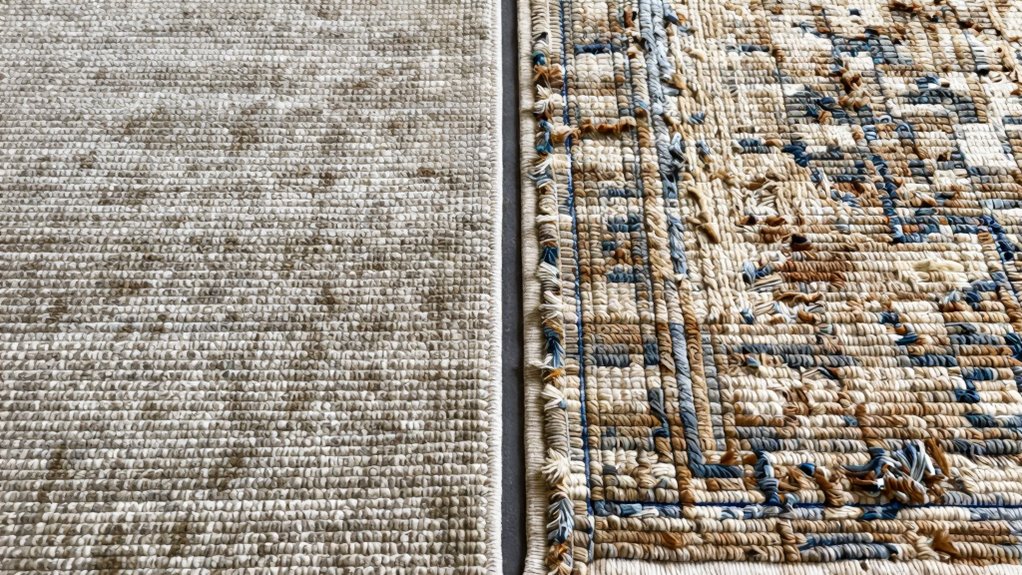 signs of aging rug