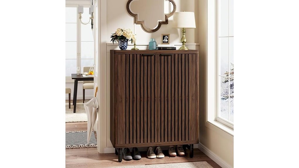 six tier adjustable shoe cabinet