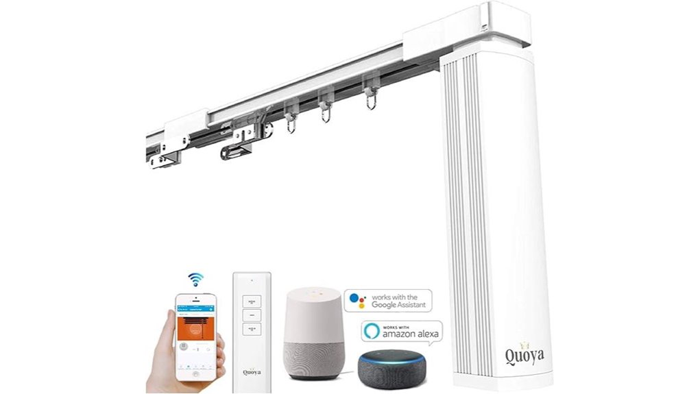 smart motorized curtain track