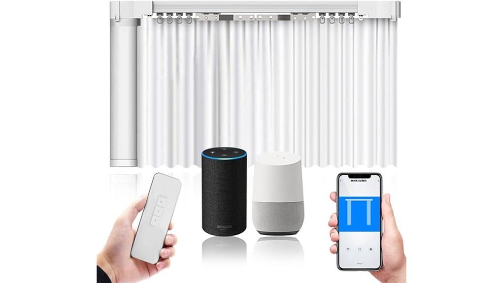 smart remote controlled curtains