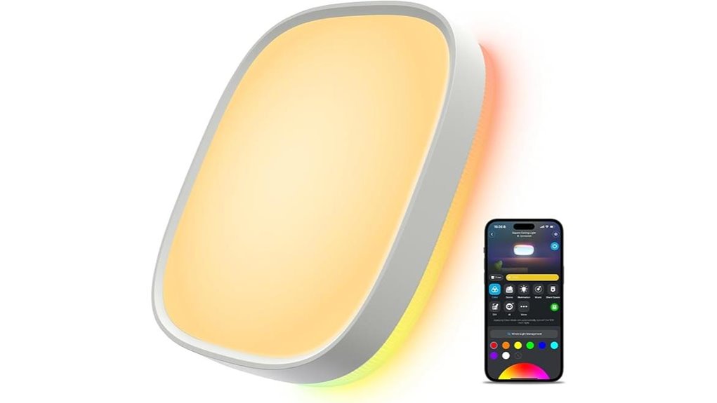 smart rgbic ceiling light