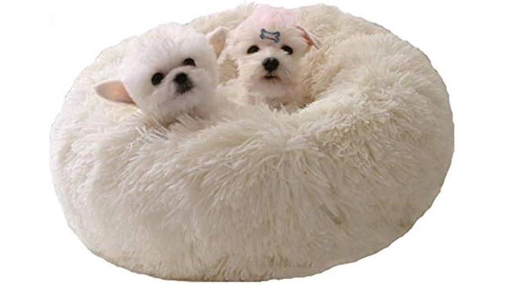 soft plush pet bed