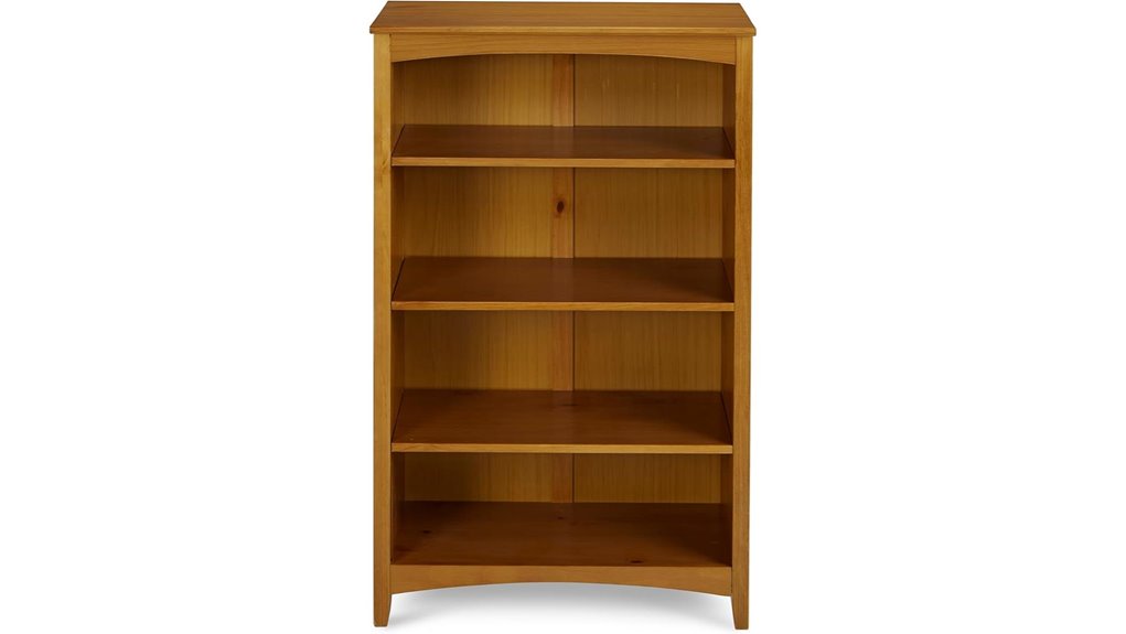 solid wood shaker bookcase