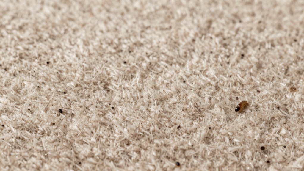 spot tiny carpet beetle signs