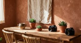 sustainable warm earth colors