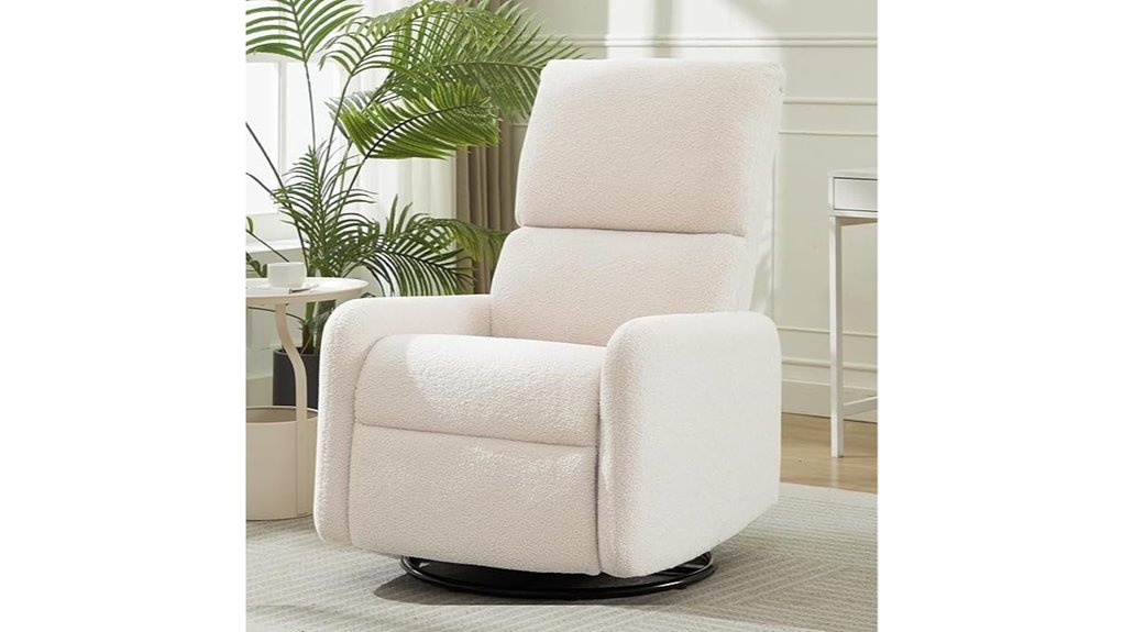 swivel baby rocking chair