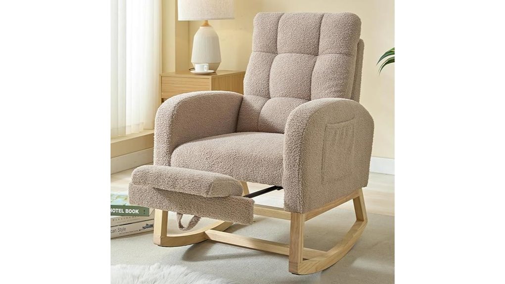 teddy upholstered nursery chair