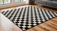 top checkerboard rug trends