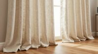 top extra long linen curtains