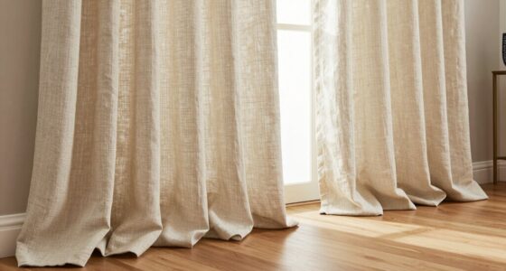 top extra long linen curtains