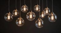 top glass globe pendant lights