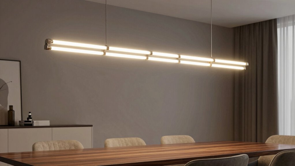 top linear dining chandeliers