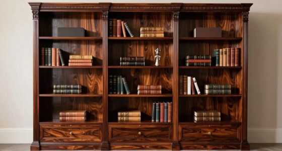 top luxury wood bookcases