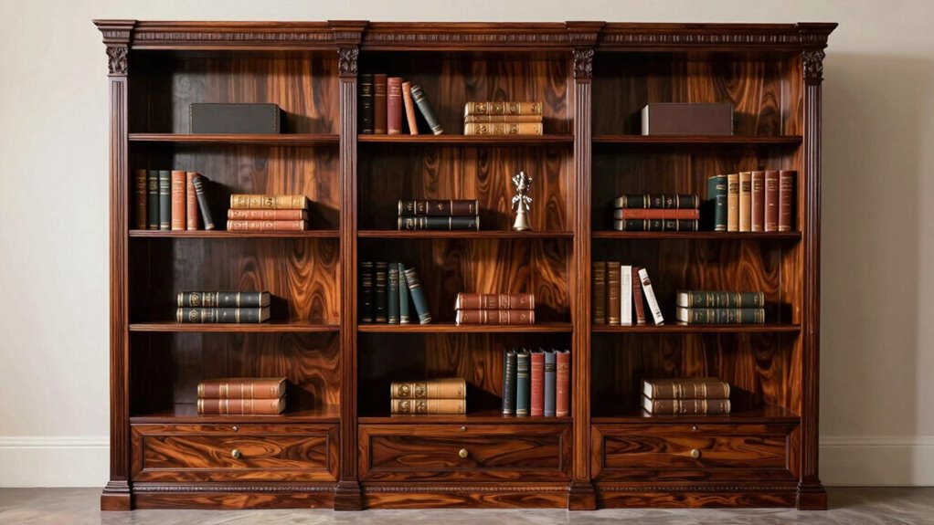 top luxury wood bookcases