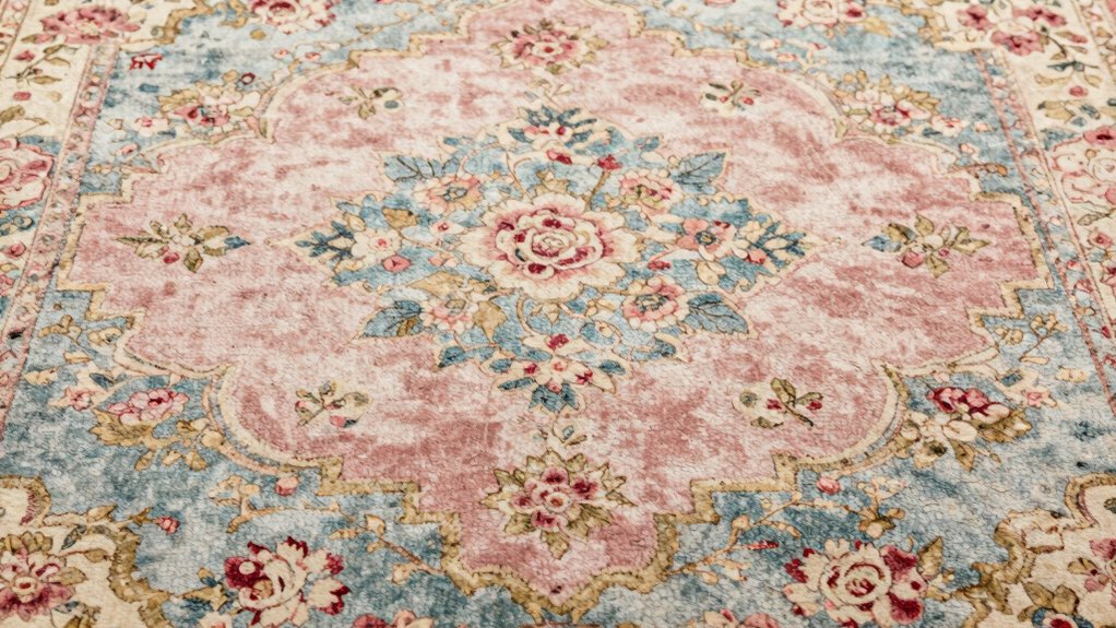 top muted vintage floral rugs
