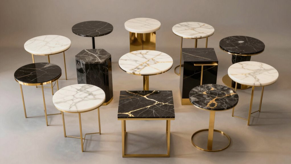 top premium marble side tables