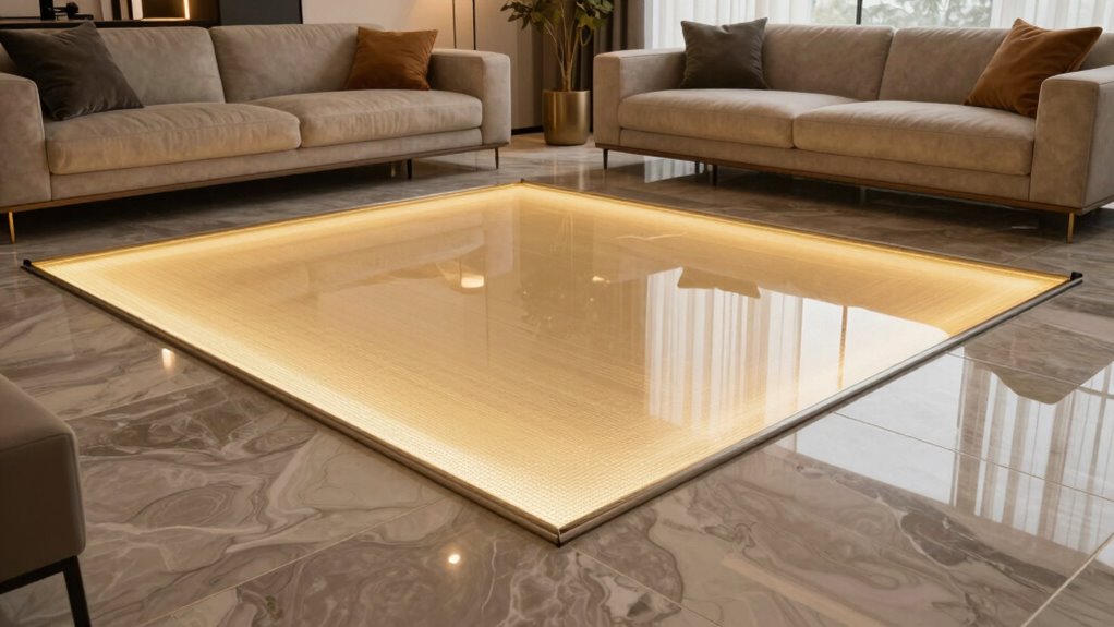 top radiant heating mats