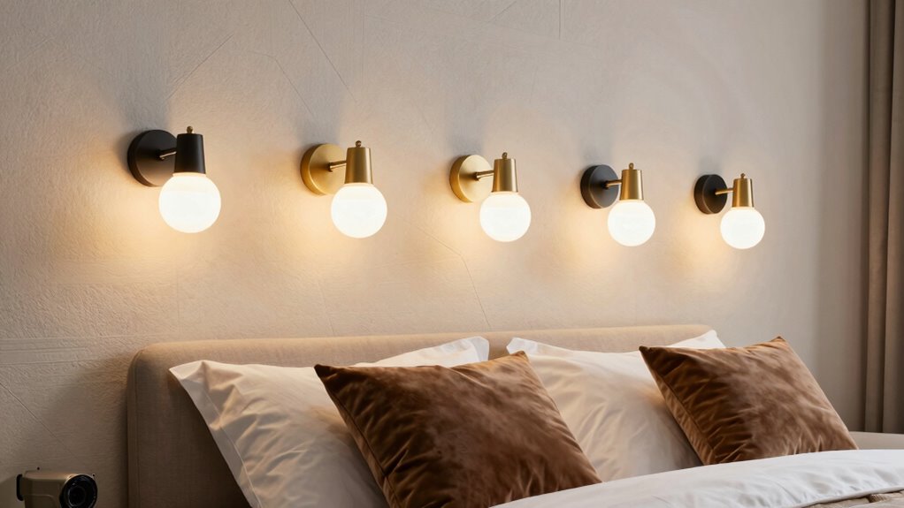 top wall mounted reading lights