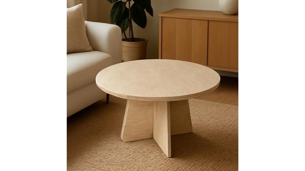 travertine coffee table