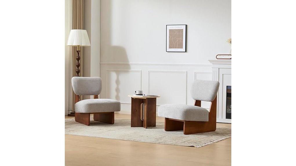 two pack accent chairs