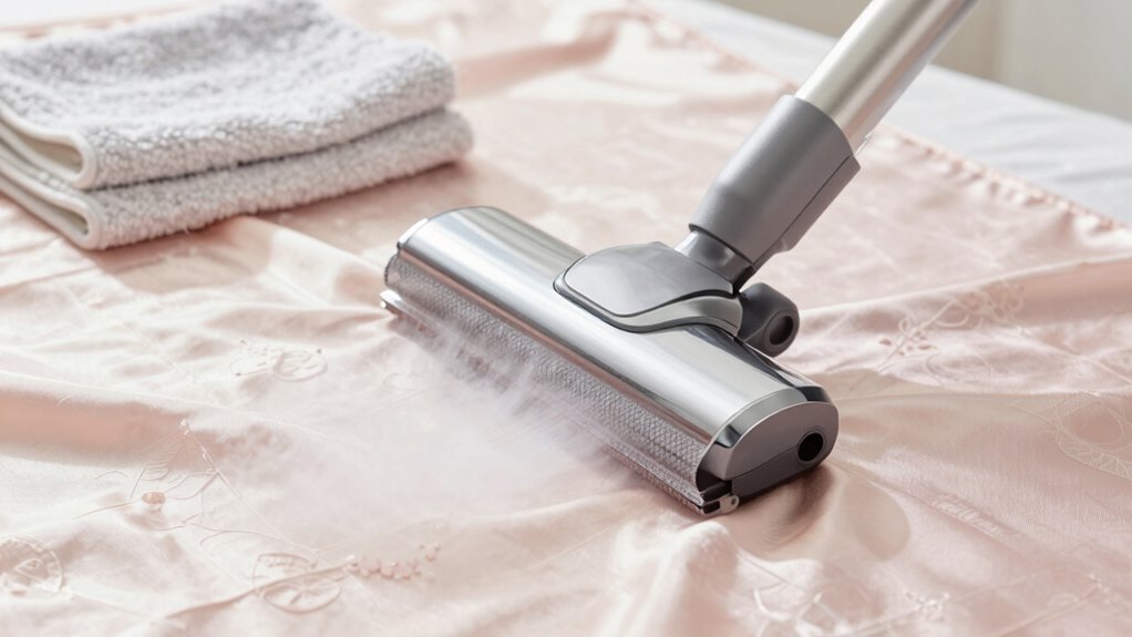 use gentle cautious steaming