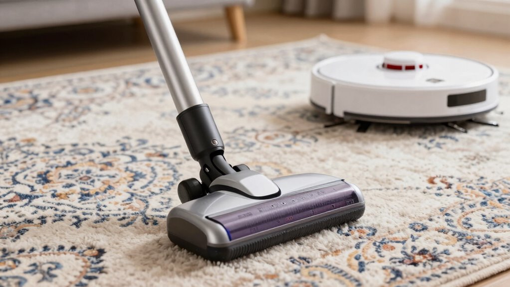vacuum maintenance preserves rug beauty