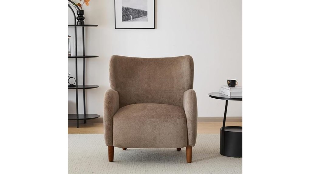 velvet lounge chair