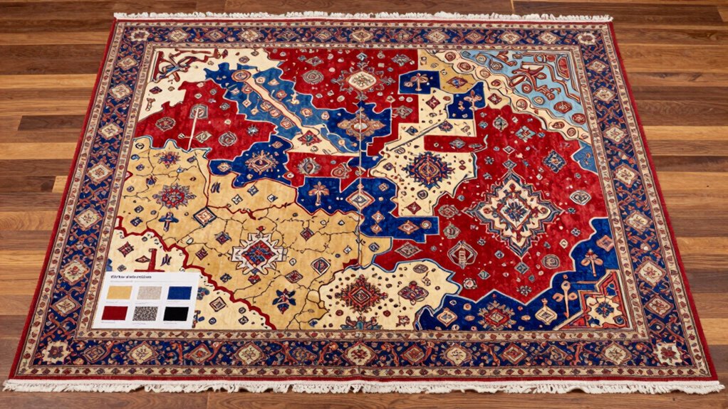 verify rug authenticity regions