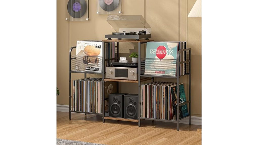 vinyl storage record stand