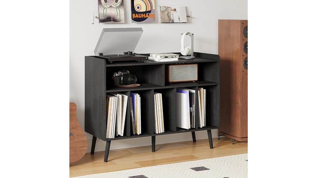 vinyl storage record stand