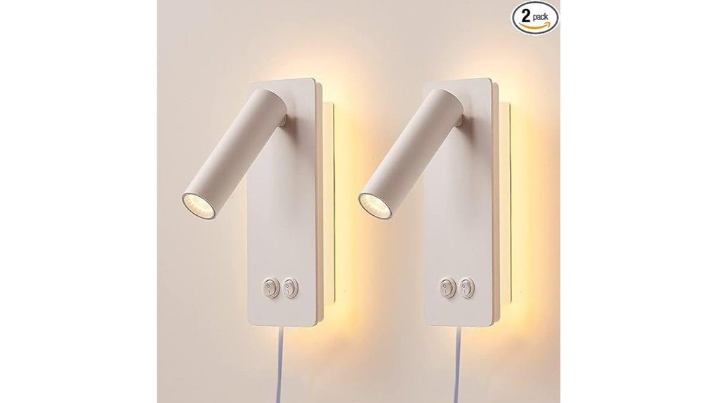 wall mounted reading lamps