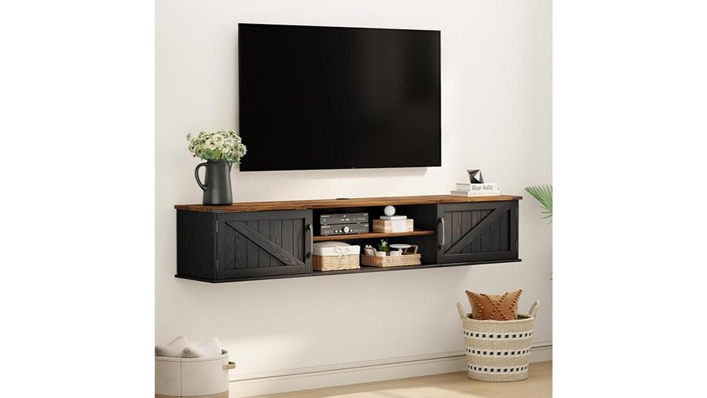 wall mounted tv stand