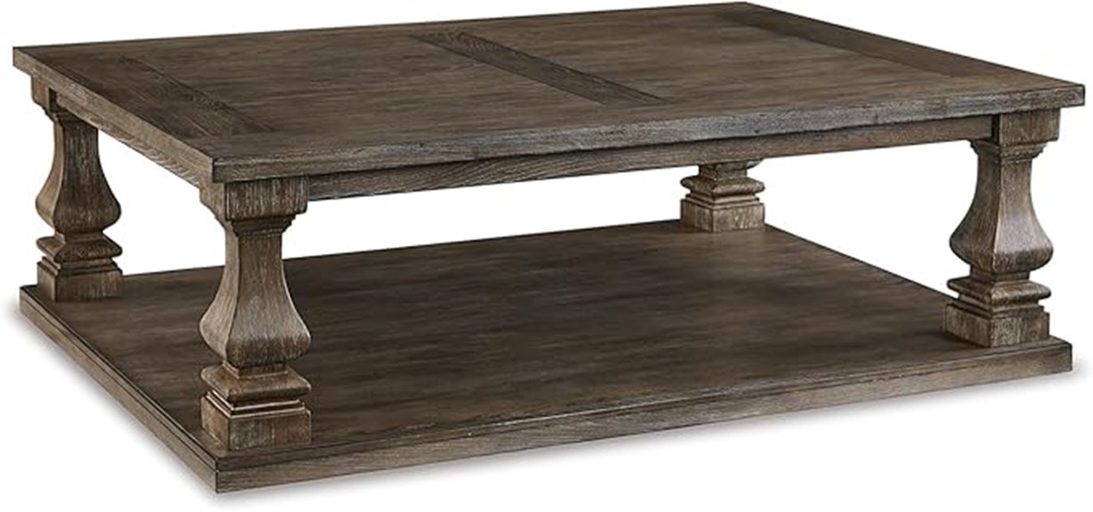 weathered gray farmhouse table