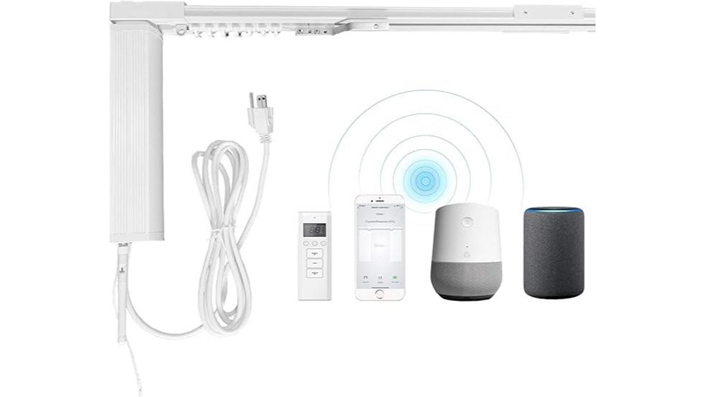 wifi voice controlled curtains