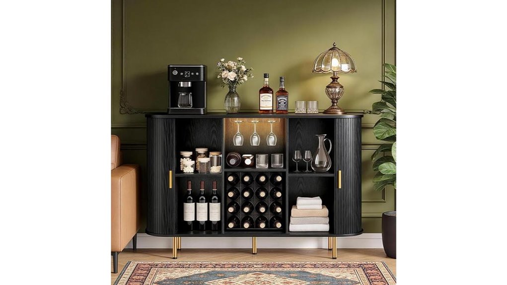 wine and coffee cabinet