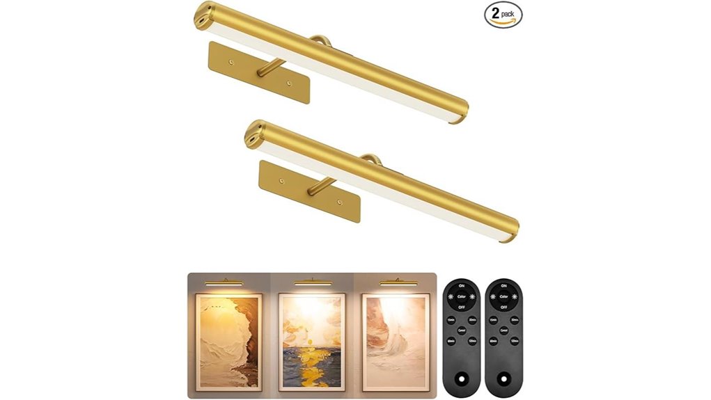 wireless rechargeable picture lights