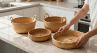 Aldi Just Dropped $10 Scalloped Woven Baskets and Trays