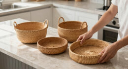 Aldi Just Dropped $10 Scalloped Woven Baskets and Trays