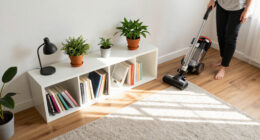 A Renter-Friendly Wall And IKEA BILLY Created A Moody Office