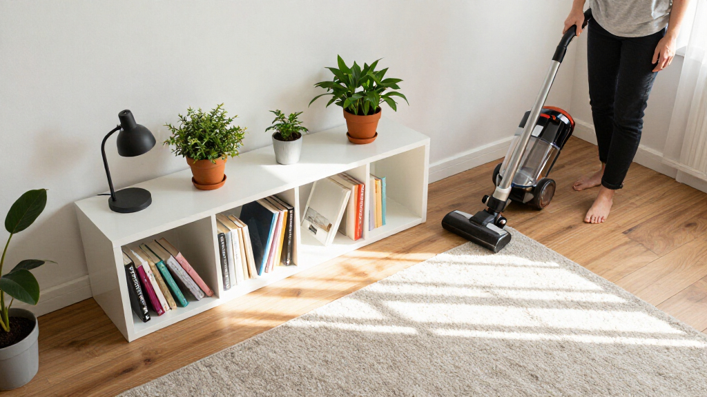 A Renter-Friendly Wall And IKEA BILLY Created A Moody Office