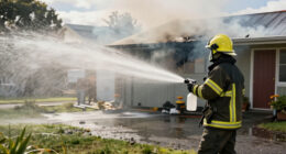 Firefighters Battle House Fire In Auckland's Milford - RNZ