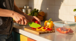 A $180 Kitchen Redo Has So Many Vibrant Colors And Renter-Friendly Hacks