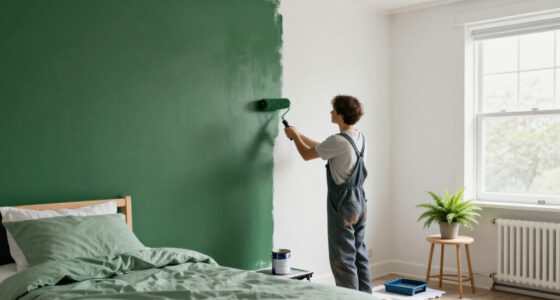 A Bright White Bedroom Is Now A Green Cocoon “Inspired By The Forest”
